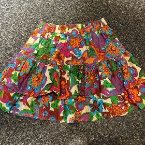 jennifer & grace Floral Miniskirt - Size M